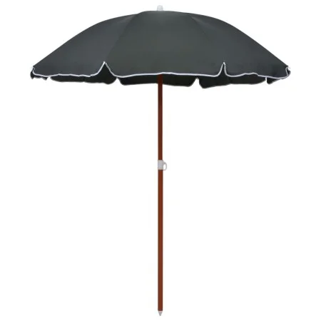 Sombrilla con palo de acero gris antracita 180 cm de vidaXL, Sombrillas - Ref: Foro24-47804, Precio: 25,42 €, Descuento: %