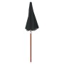 Sombrilla con palo de acero gris antracita 180 cm de vidaXL, Sombrillas - Ref: Foro24-47804, Precio: 29,12 €, Descuento: %