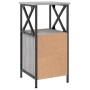 Sonoma grauer Nachttisch aus Holzwerkstoff, 34 x 35,5 x 70 cm von vidaXL, Nachttische - Ref: Foro24-825949, Preis: 64,71 €, R...