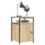 Mesita de noche madera contrachapada roble sonoma 40x42x60 cm de vidaXL, Mesitas de noche - Ref: Foro24-826035, Precio: 42,83...