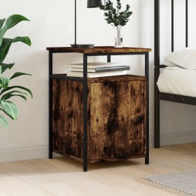 Nachttisch aus geräuchertem Eichensperrholz, 40 x 42 x 60 cm von vidaXL, Nachttische - Ref: Foro24-826037, Preis: 41,67 €, Ra...