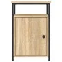 Mesita de noche madera contrachapada roble sonoma 40x42x60 cm de vidaXL, Mesitas de noche - Ref: Foro24-826035, Precio: 42,83...
