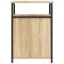 Mesita de noche madera contrachapada roble sonoma 40x42x60 cm de vidaXL, Mesitas de noche - Ref: Foro24-826035, Precio: 42,83...