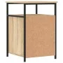 Mesita de noche madera contrachapada roble sonoma 40x42x60 cm de vidaXL, Mesitas de noche - Ref: Foro24-826035, Precio: 42,83...