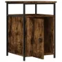 Nachttisch aus geräuchertem Eichensperrholz, 40 x 42 x 60 cm von vidaXL, Nachttische - Ref: Foro24-826037, Preis: 41,20 €, Ra...