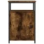 Nachttisch aus geräuchertem Eichensperrholz, 40 x 42 x 60 cm von vidaXL, Nachttische - Ref: Foro24-826037, Preis: 41,20 €, Ra...