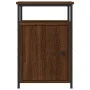 Bedside table made of brown oak plywood, measuring 40x42x60 cm. by vidaXL, Nightstands - Ref: Foro24-826041, Price: 35,84 €, ...