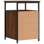 Bedside table made of brown oak plywood, measuring 40x42x60 cm. by vidaXL, Nightstands - Ref: Foro24-826041, Price: 35,84 €, ...