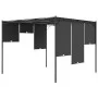 Garden gazebo with anthracite gray side curtain 3x3x2.25 m by vidaXL, Tents and gazebos - Ref: Foro24-47995, Price: 214,21 €,...