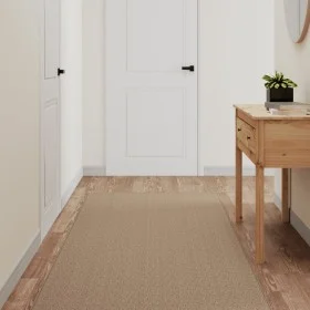 Flurteppich in Sand-Sisal-Optik 80x250 cm von vidaXL, Teppiche - Ref: Foro24-355791, Preis: 63,15 €, Rabatt: %