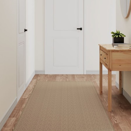 Alfombra de pasillo con aspecto de sisal color arena 80x200 cm de vidaXL, Alfombras - Ref: Foro24-355790, Precio: 48,21 €, De...