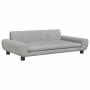 Hundebett aus hellgrauem Samt 100x54x33 cm von vidaXL, Betten für Hunde - Ref: Foro24-171982, Preis: 111,14 €, Rabatt: %