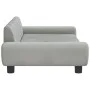 Cama para perros de terciopelo gris claro 100x54x33 cm de vidaXL, Camas para perros - Ref: Foro24-171982, Precio: 108,32 €, D...