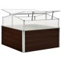 Braunes Gewächshaus aus verzinktem Stahl 100x100x85 cm von vidaXL, Töpfe und Pflanzgefäße - Ref: Foro24-45711, Preis: 87,36 €...