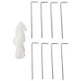 Festzelt mit 8 Gitterwänden 9x3 m von vidaXL, Zelte und Pavillons - Ref: Foro24-45111, Preis: 146,59 €, Rabatt: %