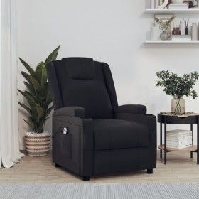 Schwarzer elektrischer Liegesessel aus Kunstleder von vidaXL, Sessel - Ref: Foro24-3073788, Preis: 257,68 €, Rabatt: %