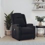 Sillón reclinable eléctrico de cuero sintético negro de vidaXL, Sillones - Ref: Foro24-3073788, Precio: 257,57 €