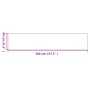 Flurteppich in taupegrauer Sisaloptik 80x400 cm von vidaXL, Teppiche - Ref: Foro24-355773, Preis: 95,92 €, Rabatt: %