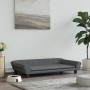 Dunkelgraues Hundebett aus Samt, 100 x 50 x 21 cm von vidaXL, Betten für Hunde - Ref: Foro24-172007, Preis: 114,12 €, Rabatt: %