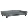 Dark gray velvet dog bed 100x50x21 cm by vidaXL, Beds for dogs - Ref: Foro24-172007, Price: 111,82 €, Discount: %