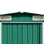 Cobertizo de jardín acero galvanizado verde 257x990x181 cm de vidaXL, Cobertizos - Ref: Foro24-47036, Precio: 1,00 €, Descuen...