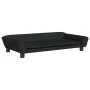 Hundebett aus schwarzem Samt, 100 x 50 x 21 cm von vidaXL, Betten für Hunde - Ref: Foro24-172009, Preis: 107,84 €, Rabatt: %