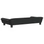 Hundebett aus schwarzem Samt, 100 x 50 x 21 cm von vidaXL, Betten für Hunde - Ref: Foro24-172009, Preis: 107,84 €, Rabatt: %