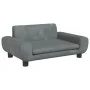 Cama para perros de terciopelo gris oscuro 70x45x33 cm de vidaXL, Camas para perros - Ref: Foro24-171990, Precio: 76,85 €, De...