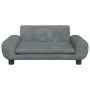 Dark gray velvet dog bed 70x45x33 cm by vidaXL, Beds for dogs - Ref: Foro24-171990, Price: 78,24 €, Discount: %