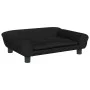 Hundebett aus schwarzem Samt, 70 x 48 x 22 cm von vidaXL, Betten für Hunde - Ref: Foro24-172016, Preis: 69,65 €, Rabatt: %