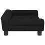 Hundebett aus schwarzem Samt, 70 x 48 x 22 cm von vidaXL, Betten für Hunde - Ref: Foro24-172016, Preis: 69,65 €, Rabatt: %
