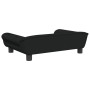 Hundebett aus schwarzem Samt, 70 x 48 x 22 cm von vidaXL, Betten für Hunde - Ref: Foro24-172016, Preis: 81,15 €, Rabatt: %