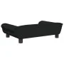 Hundebett aus schwarzem Samt, 70 x 48 x 22 cm von vidaXL, Betten für Hunde - Ref: Foro24-172016, Preis: 69,65 €, Rabatt: %
