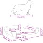 Hundebett aus schwarzem Samt, 70 x 48 x 22 cm von vidaXL, Betten für Hunde - Ref: Foro24-172016, Preis: 81,15 €, Rabatt: %