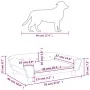 Hundebett aus schwarzem Samt, 70 x 48 x 22 cm von vidaXL, Betten für Hunde - Ref: Foro24-172016, Preis: 69,65 €, Rabatt: %