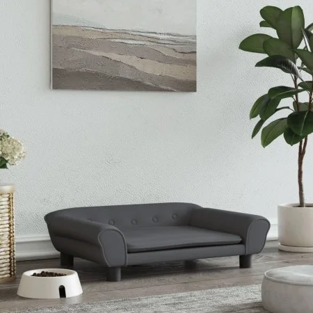 Cama para perros de terciopelo gris oscuro 70x48x22 cm de vidaXL, Camas para perros - Ref: Foro24-172014, Precio: 71,00 €, De...