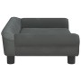 Dunkelgraues Hundebett aus Samt, 70 x 48 x 22 cm von vidaXL, Betten für Hunde - Ref: Foro24-172014, Preis: 83,97 €, Rabatt: %