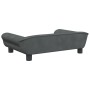 Cama para perros de terciopelo gris oscuro 70x48x22 cm de vidaXL, Camas para perros - Ref: Foro24-172014, Precio: 83,90 €, De...