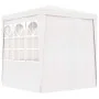 Carpa profesional para fiestas con paredes blanco 90 g/m² 2x2 m de vidaXL, Carpas y cenadores - Ref: Foro24-48516, Precio: 68...