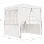 Carpa profesional para fiestas con paredes blanco 90 g/m² 2x2 m de vidaXL, Carpas y cenadores - Ref: Foro24-48516, Precio: 68...