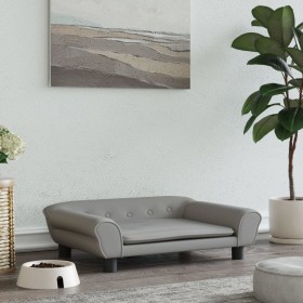 Light gray velvet dog bed 70x48x22 cm by vidaXL, Beds for dogs - Ref: Foro24-172013, Price: 81,45 €, Discount: %