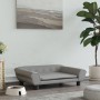 Cama para perros de terciopelo gris claro 70x48x22 cm de vidaXL, Camas para perros - Ref: Foro24-172013, Precio: 81,36 €, Des...