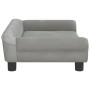 Cama para perros de terciopelo gris claro 70x48x22 cm de vidaXL, Camas para perros - Ref: Foro24-172013, Precio: 81,36 €, Des...