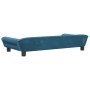 Hundebett aus blauem Samt, 100 x 50 x 21 cm von vidaXL, Betten für Hunde - Ref: Foro24-172005, Preis: 104,53 €, Rabatt: %