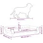 Cama para perros de terciopelo azul 100x50x21 cm de vidaXL, Camas para perros - Ref: Foro24-172005, Precio: 102,66 €, Descuen...