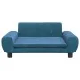 Cama para perros de terciopelo azul 70x45x33 cm de vidaXL, Camas para perros - Ref: Foro24-171988, Precio: 79,16 €, Descuento: %