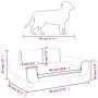 Cama para perros de terciopelo azul 70x45x33 cm de vidaXL, Camas para perros - Ref: Foro24-171988, Precio: 79,16 €, Descuento: %