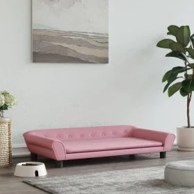 Hundebett aus rosa Samt, 100 x 50 x 21 cm von vidaXL, Betten für Hunde - Ref: Foro24-172008, Preis: 103,24 €, Rabatt: %