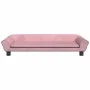 Hundebett aus rosa Samt, 100 x 50 x 21 cm von vidaXL, Betten für Hunde - Ref: Foro24-172008, Preis: 102,98 €, Rabatt: %