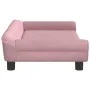 Hundebett aus rosa Samt, 100 x 50 x 21 cm von vidaXL, Betten für Hunde - Ref: Foro24-172008, Preis: 102,98 €, Rabatt: %